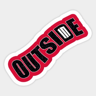 Outside In Logo 2: New Who Sticker